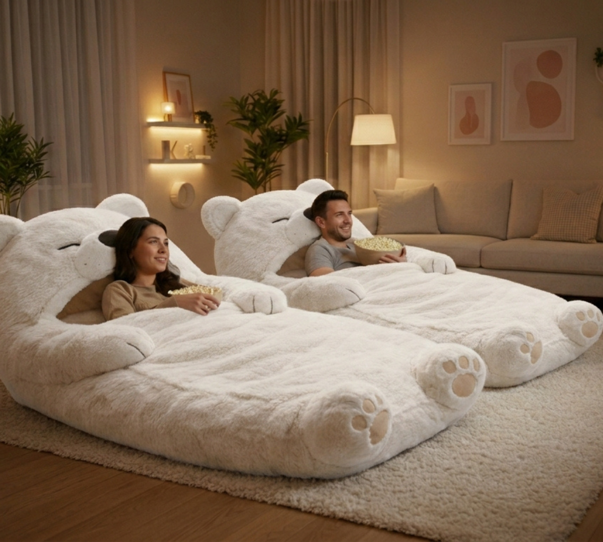 Cunsy Comfort – BEAR™ Crème / Hvid